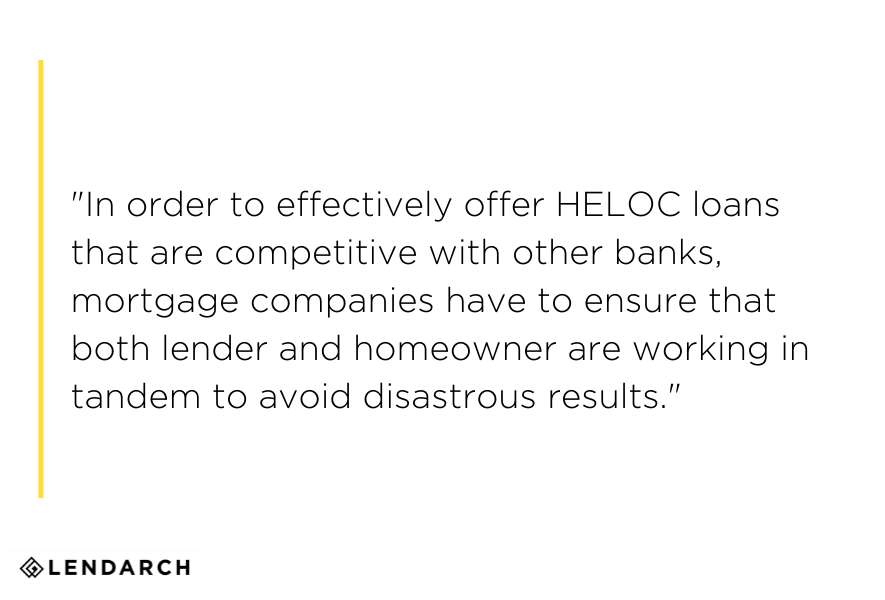quote about heloc and mortgage technology