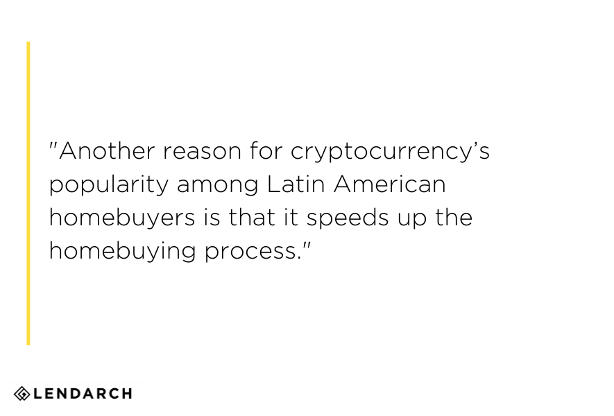 quote about cryptocurrency and homebuying