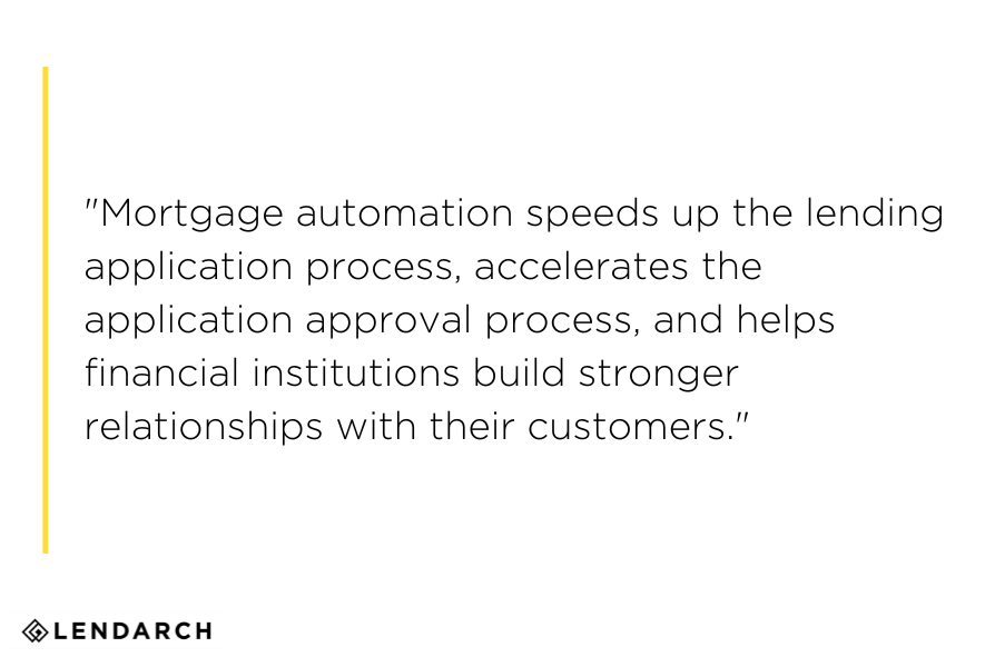 mortgage automation speeds up lending application