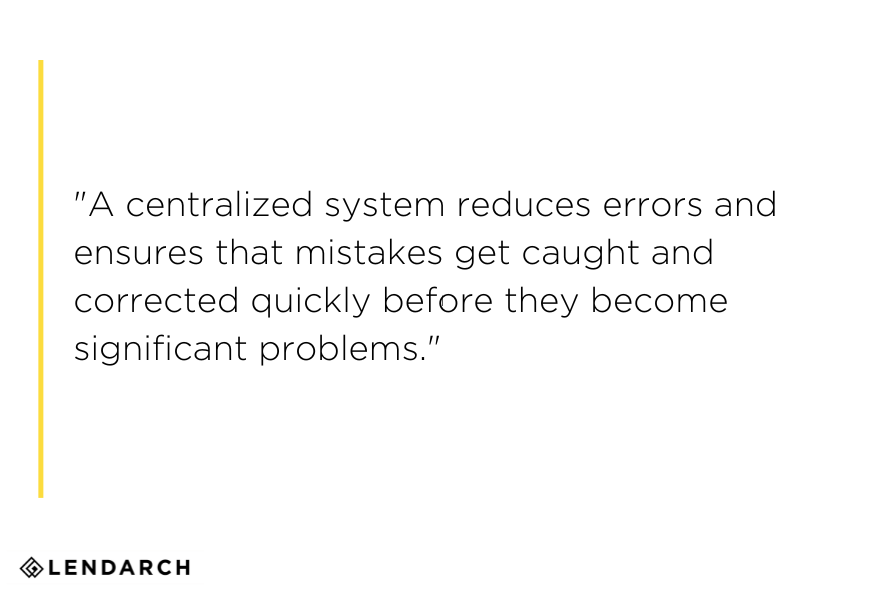 reducing loan servicing errors with technology